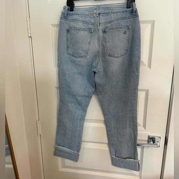 NWOT DL1961 | Stevie Slim Boyfriend Jean in Drifter - Picture 6 of 7